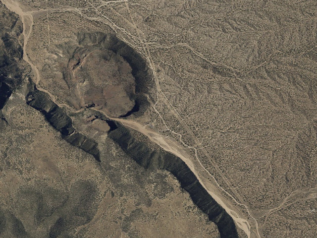 Aerial image of Diablo Canyon Recreation Area Camping and Parking