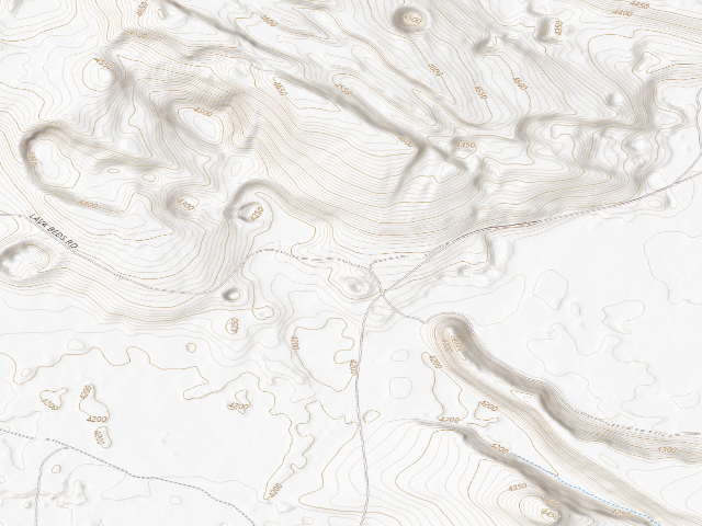 USGS topographic map of Diamond Craters Outstanding Natural Area