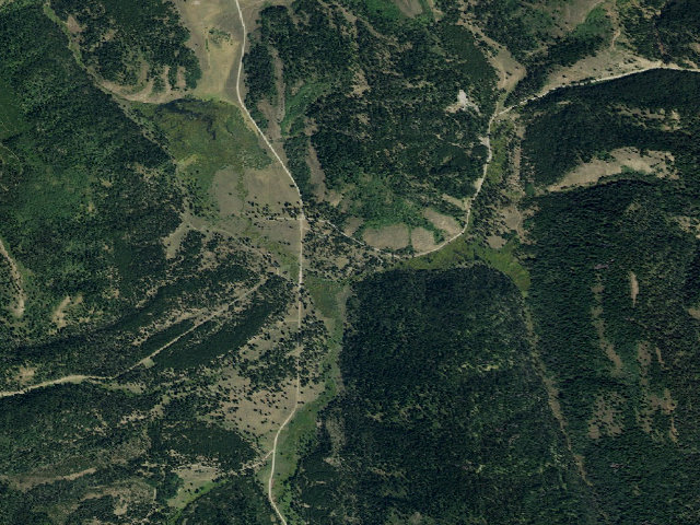 Aerial image of Diamond Creek