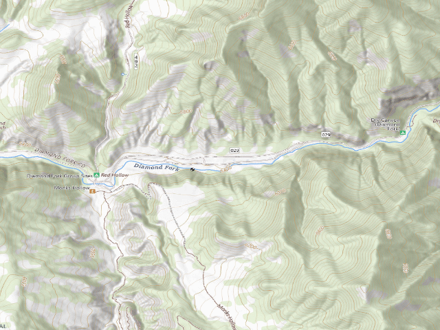 USGS topographic map of Diamond Group Area