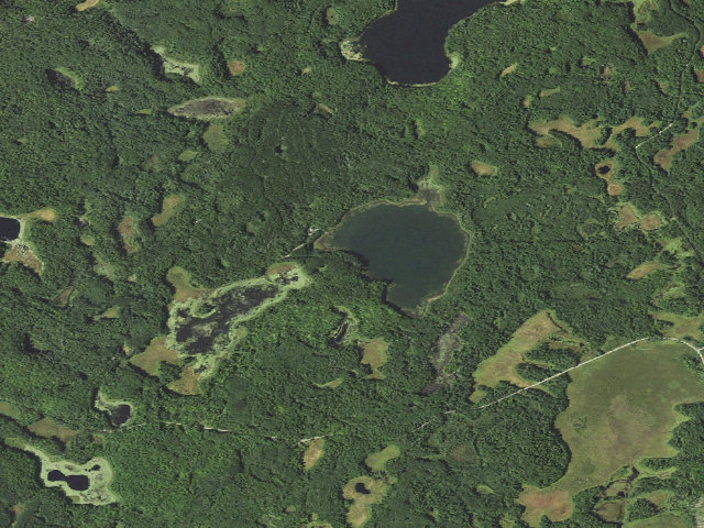 Aerial image of Diamond Lake - W71