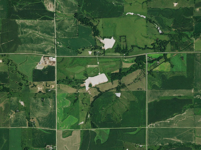 Aerial image of Diamond Lake WMA