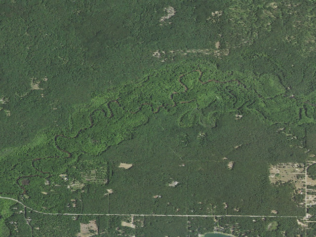 Aerial image of Diamond Point Campground