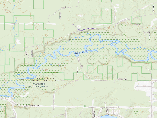 USGS topographic map of Diamond Point Campground