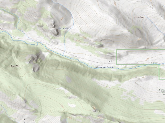 USGS topographic map of Diapers