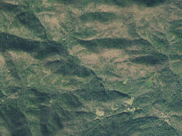Aerial image of Dicks Creek Dispersed Area