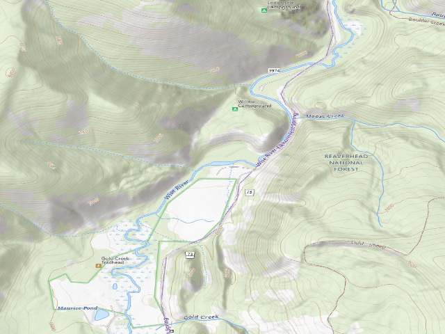 USGS topographic map of Dirty 30