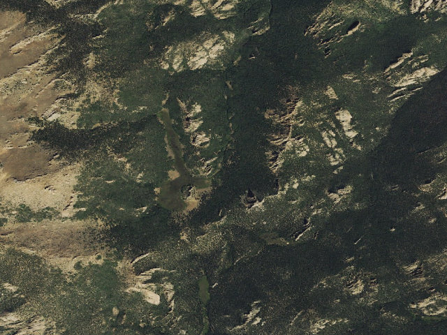 Aerial image of Dispersed camp #10 — Park County, CO