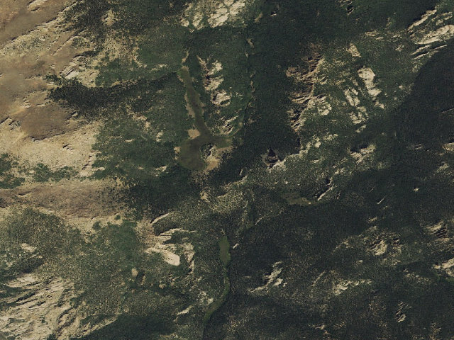 Aerial image of Dispersed camp #11 — Park County, CO