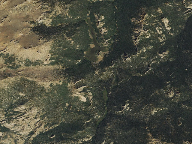 Aerial image of Dispersed camp #12 — Park County, CO