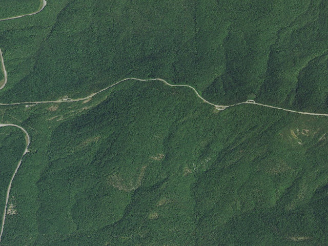 Aerial image of Dispersed camp #17 — Le Flore County, OK