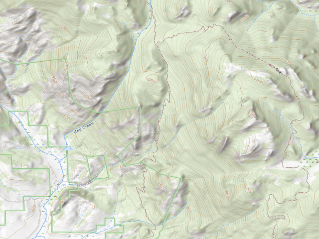 USGS topographic map of Dispersed camp #17 — Park County, CO