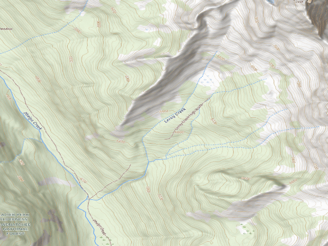 USGS topographic map of Dispersed camp #2 — Chelan County, WA