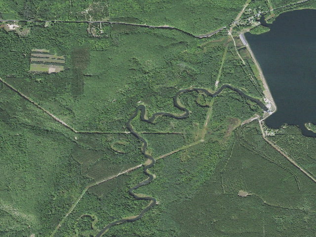 Aerial image of Dispersed camp #2 — Manistee County, MI