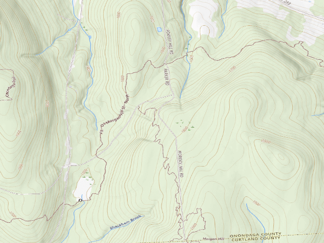 USGS topographic map of Dispersed camp #2 — Onondaga County, NY