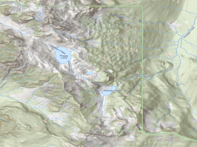 USGS topographic map of Dispersed camp #2 — Snohomish County, WA