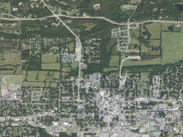 Aerial image of Dispersed camp #2 — White County, AR