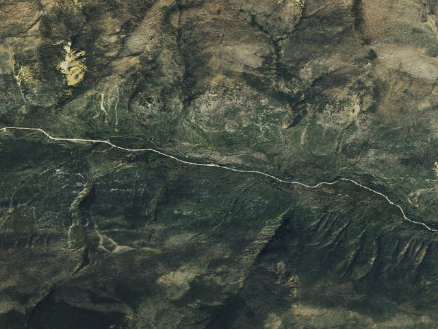 Aerial image of Dispersed camp #3 — Carbon County, MT