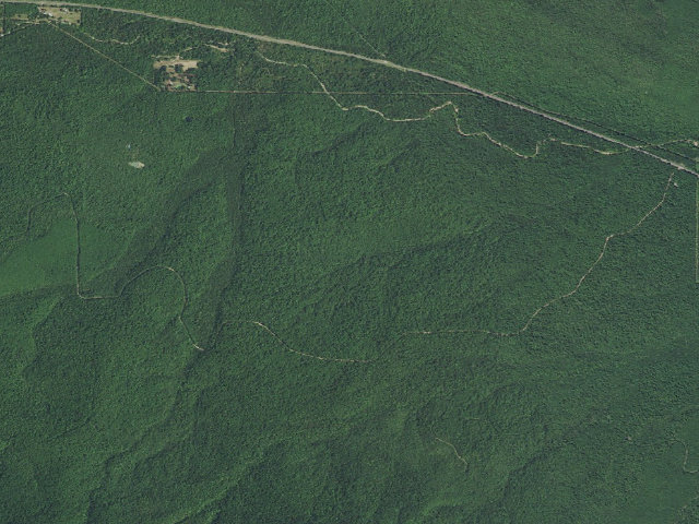 Aerial image of Dispersed camp #3 — Le Flore County, OK