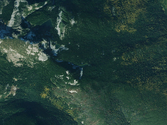 Aerial image of Dispersed camp #3 — Lincoln County, MT