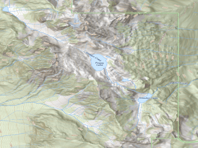 USGS topographic map of Dispersed camp #3 — Snohomish County, WA