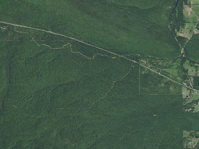 Aerial image of Dispersed camp #4 — Le Flore County, OK