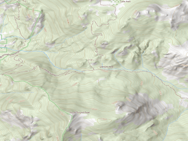 USGS topographic map of Dispersed camp #4 — Park County, CO
