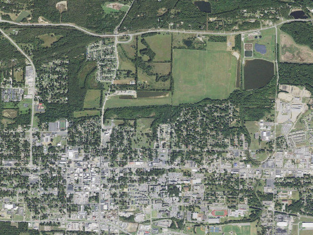 Aerial image of Dispersed camp #4 — White County, AR