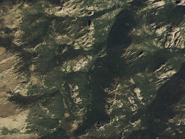 Aerial image of Dispersed camp #7 — Park County, CO