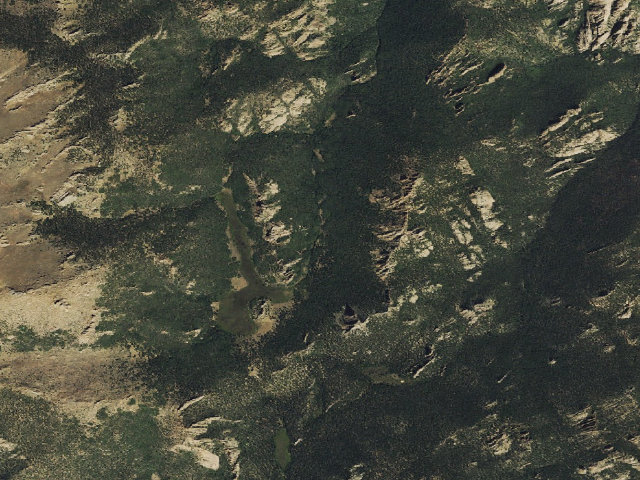 Aerial image of Dispersed camp #9 — Park County, CO
