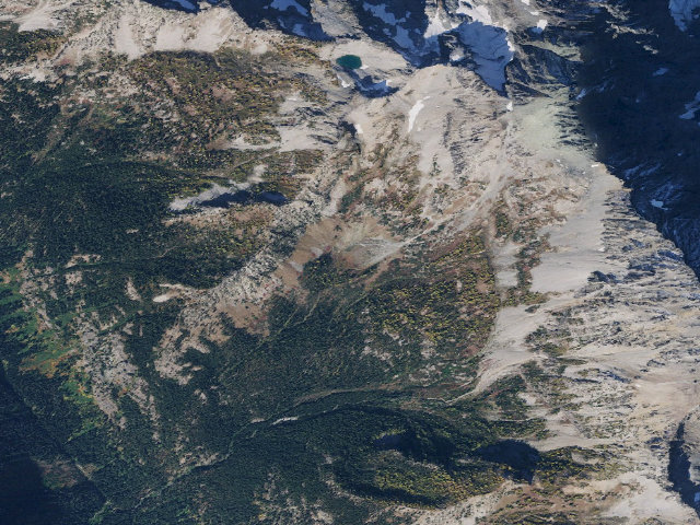 Aerial image of Dispersed camp — Chelan County, WA