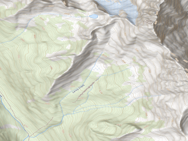 USGS topographic map of Dispersed camp — Chelan County, WA