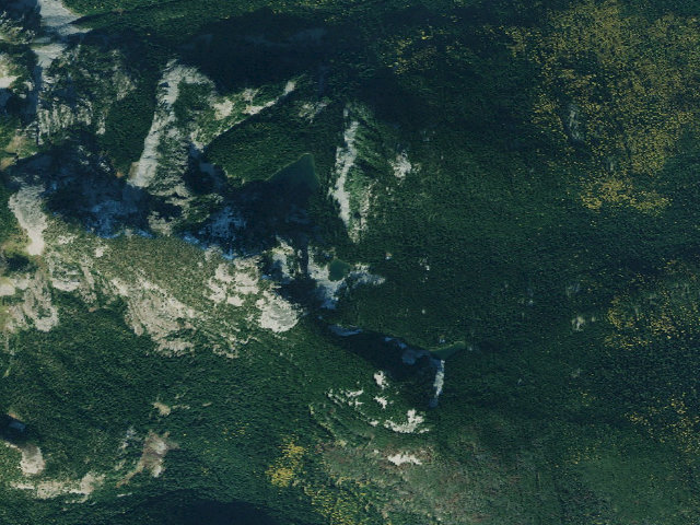 Aerial image of Dispersed camp — Lincoln County, MT