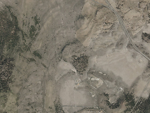Aerial image of Dispersed camp — Mono County, CA