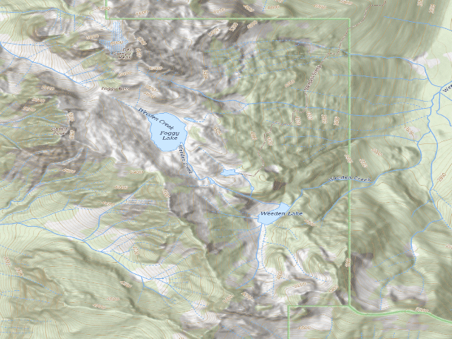 USGS topographic map of Dispersed camp — Snohomish County, WA