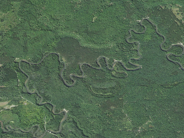 Aerial image of Dispersed camp — Wexford County, MI