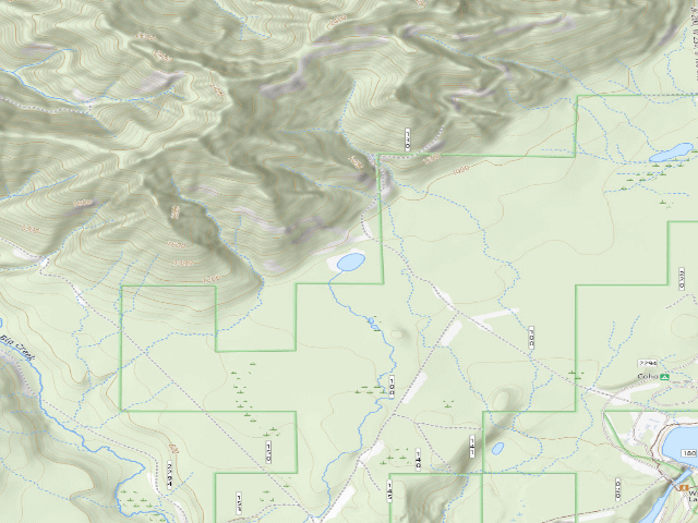 USGS topographic map of Dispersed Camping Area