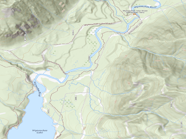 USGS topographic map of Dispersed Camping Area