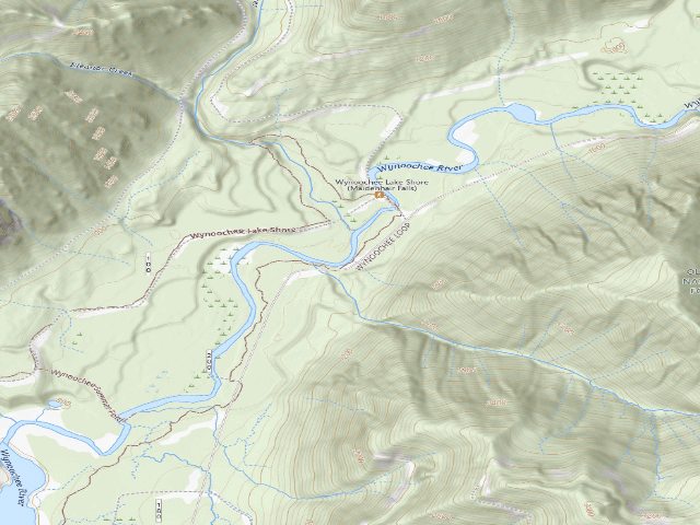 USGS topographic map of Dispersed Camping Area