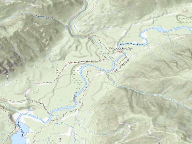 USGS topographic map of Dispersed Camping Area