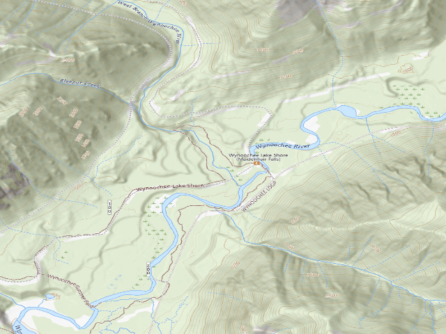 USGS topographic map of Dispersed Camping Area