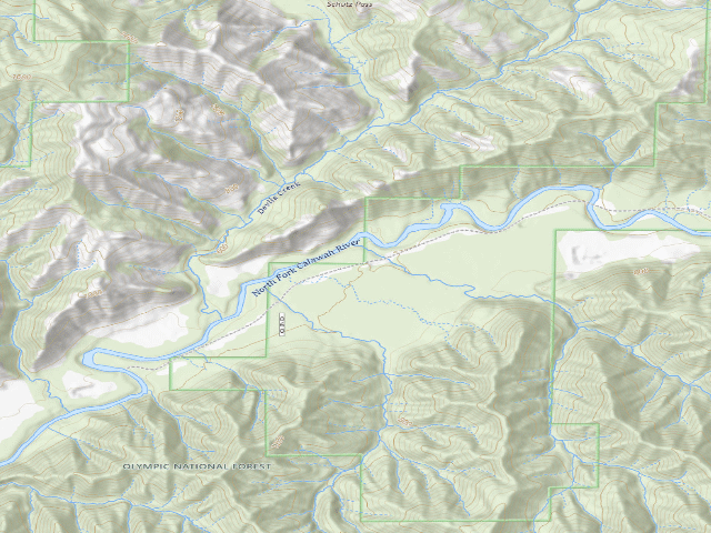 USGS topographic map of Dispersed Camping Area