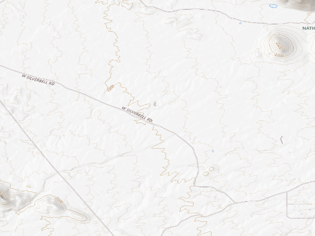 USGS topographic map of Dispersed Camping