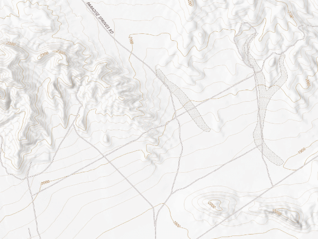 USGS topographic map of Dispersed Camping