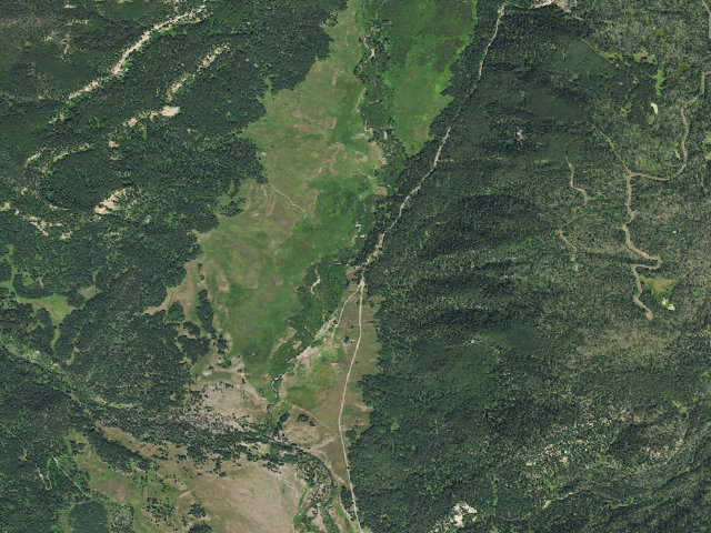 Aerial image of Dispersed Camping