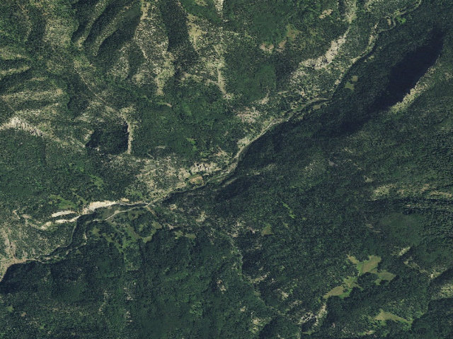 Aerial image of Dispersed camping