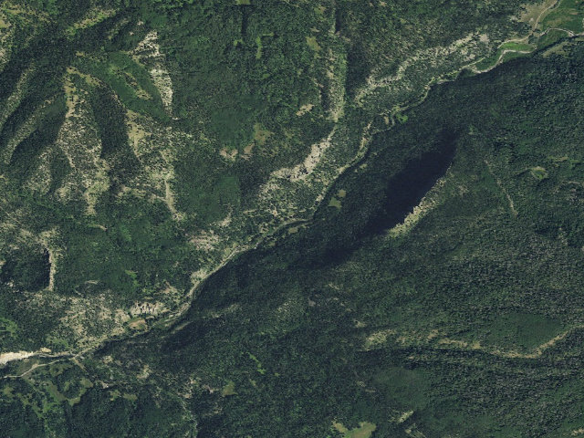 Aerial image of Dispersed camping