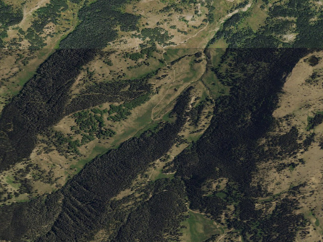 Aerial image of Dispersed camping