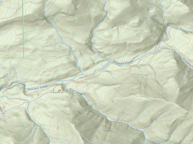 USGS topographic map of Dispersed Camping