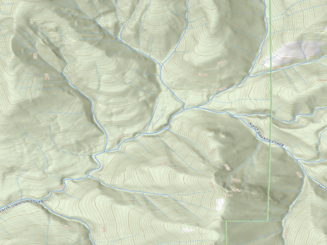 USGS topographic map of Dispersed Camping